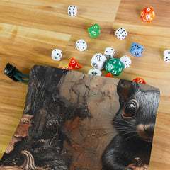 Autumn Squirrel Dice Bag