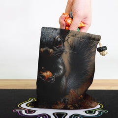 Autumn Squirrel Dice Bag