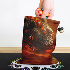 Baby Lava Dragon Dice Bag
