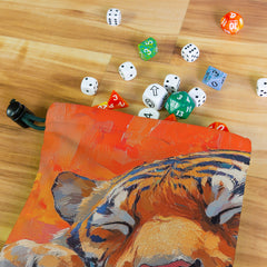 Big Sleepy Kitty Dice Bag