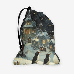 Festive Penguins Dice Bag