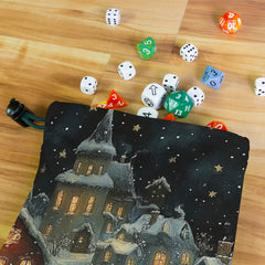Festive Penguins Dice Bag