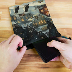 Festive Penguins Dice Bag