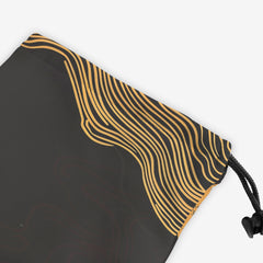 Golden Retrospective Dice Bag