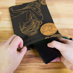 Golden Retrospective Dice Bag