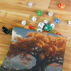 Golden Tree Dice Bag