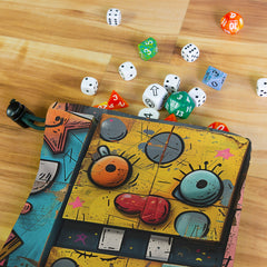Graffiti Friends Dice Bag