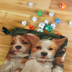 Puppy Pile Dice Bag