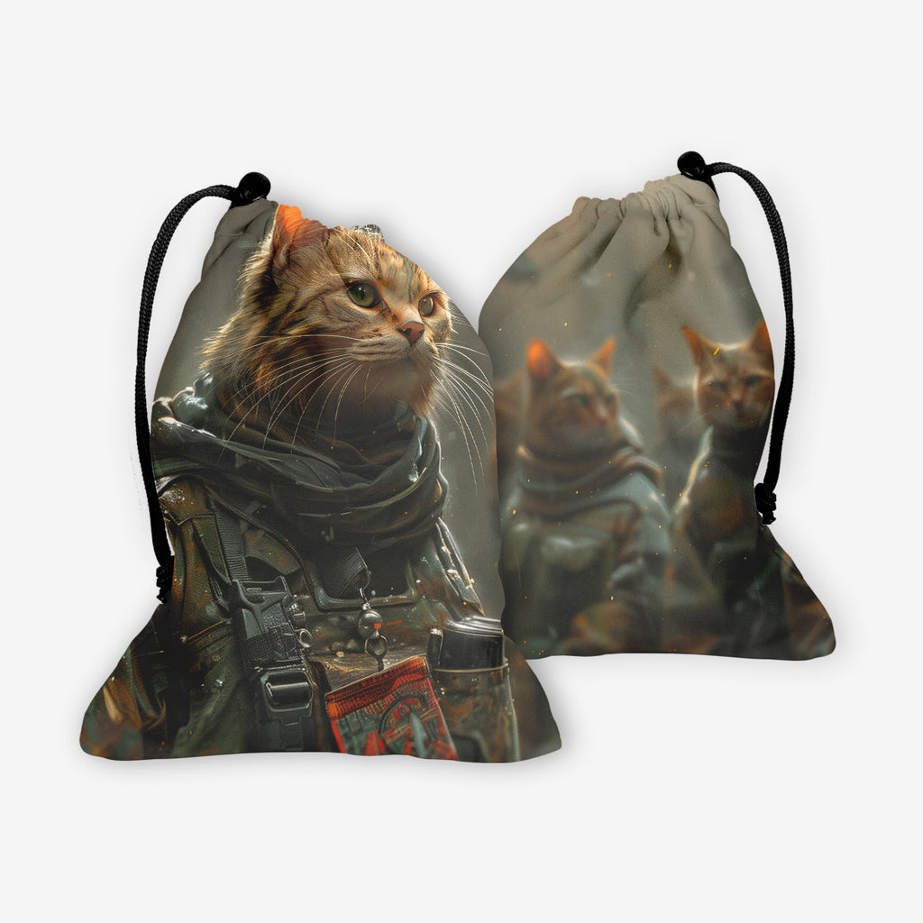 Sergeant Cat Dice Bag