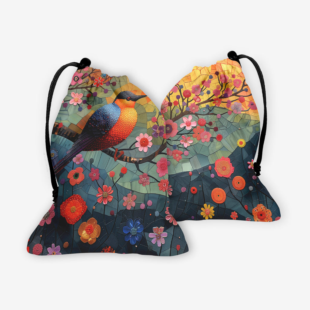 Spring Sunrise Mosaic Dice Bag