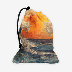 Wavy Sunset Dice Bag
