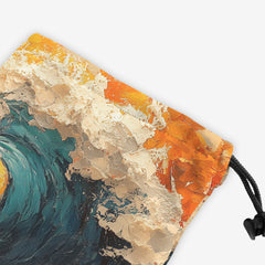 Wavy Sunset Dice Bag