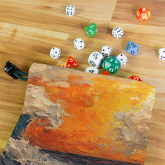 Wavy Sunset Dice Bag