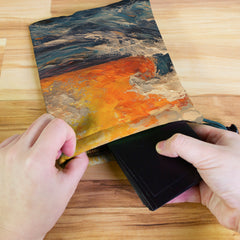 Wavy Sunset Dice Bag