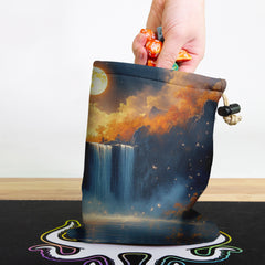 Whimsical Waterfall Dice Bag