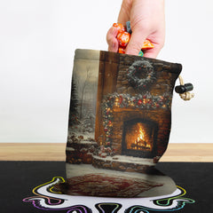 Winter Chalet Dice Bag