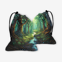 Enchanted Green Forest Dice Bag