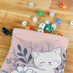 Purrfect Petal Dice Bag