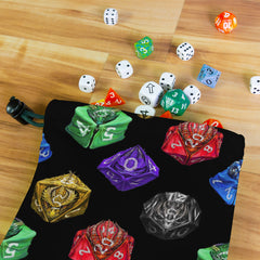 Dragon Dice Pattern Dice Bag
