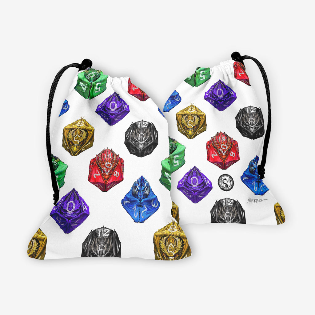 Dragon Dice Pattern Dice Bag