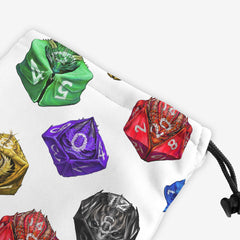 Dragon Dice Pattern Dice Bag