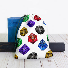 Dragon Dice Pattern Dice Bag