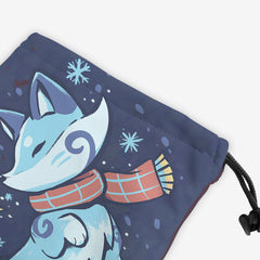 Autumn And Snow Fox Dice Bag