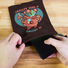 Crying Is A Free Action Dice Bag