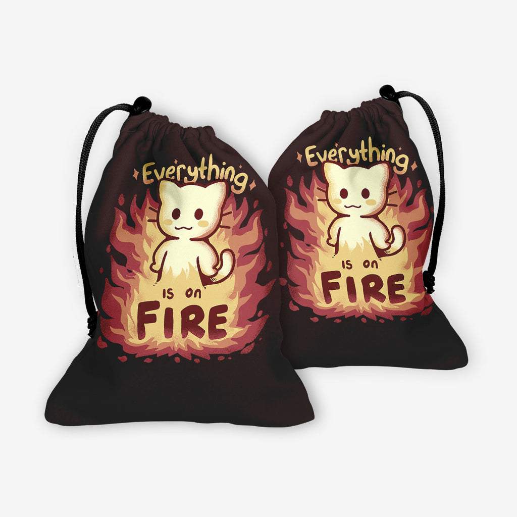 Everything Is On Fire Dice Bag