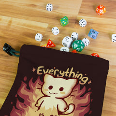 Everything Is On Fire Dice Bag