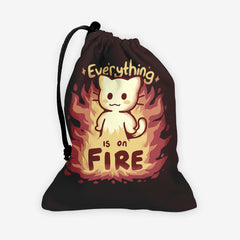 Everything Is On Fire Dice Bag