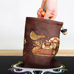 Fall Frog Dice Bag