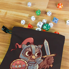 Knight Owl Dice Bag