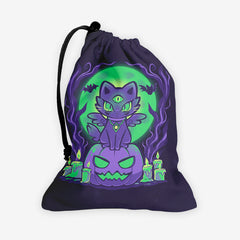 Moonlit Cat Dice Bag