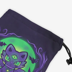 Moonlit Cat Dice Bag