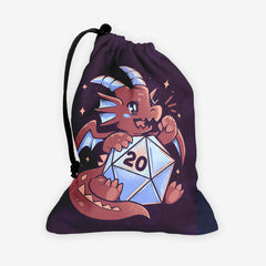 Red And Blue Dragons Dice Bag