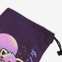 Retrowave Pastel Red Panda Dice Bag