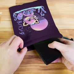 Retrowave Pastel Red Panda Dice Bag