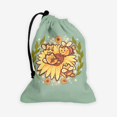 Sunflower Cat Bees Dice Bag