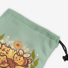 Sunflower Cat Bees Dice Bag