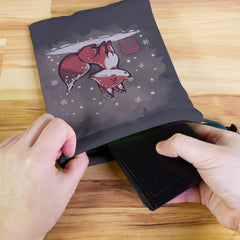 Winter Snow Fox Dice Bag