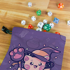 Witchy Cat Dice Bag
