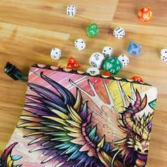 Pysei  the Rainbow Dragon Dice Bag