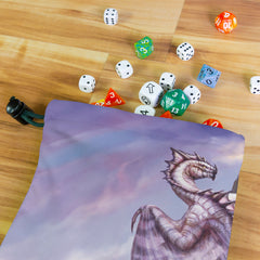 Adult White Dragon Dice Bag