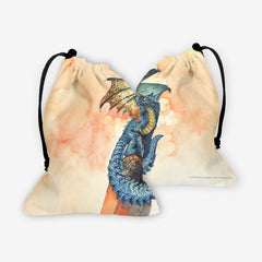 Young Blue Dragon Dice Bag