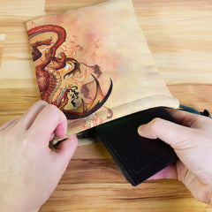 Young Red Dragon Dice Bag