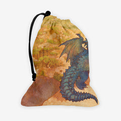 Blue Wyrmling Dragon Dice Bag
