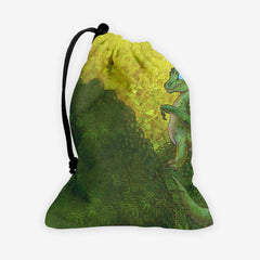 Green Wyrmling Dragon Dice Bag