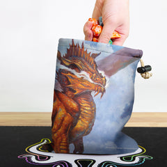 Ancient Red Dragon Dice Bag