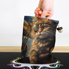 Captain Kitten Dice Bag